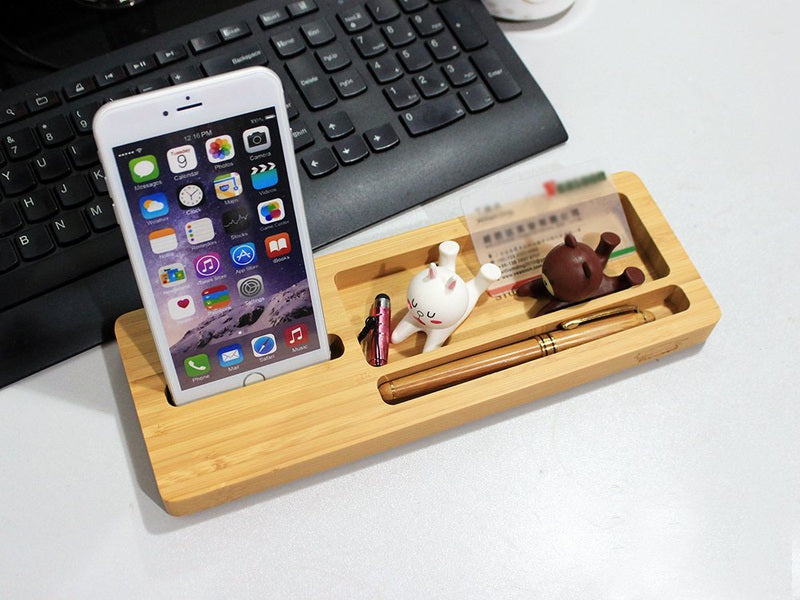 Bamboo Desktop Organizer