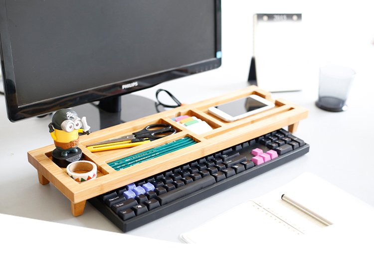 Bamboo Multifunction Desktop Organizer