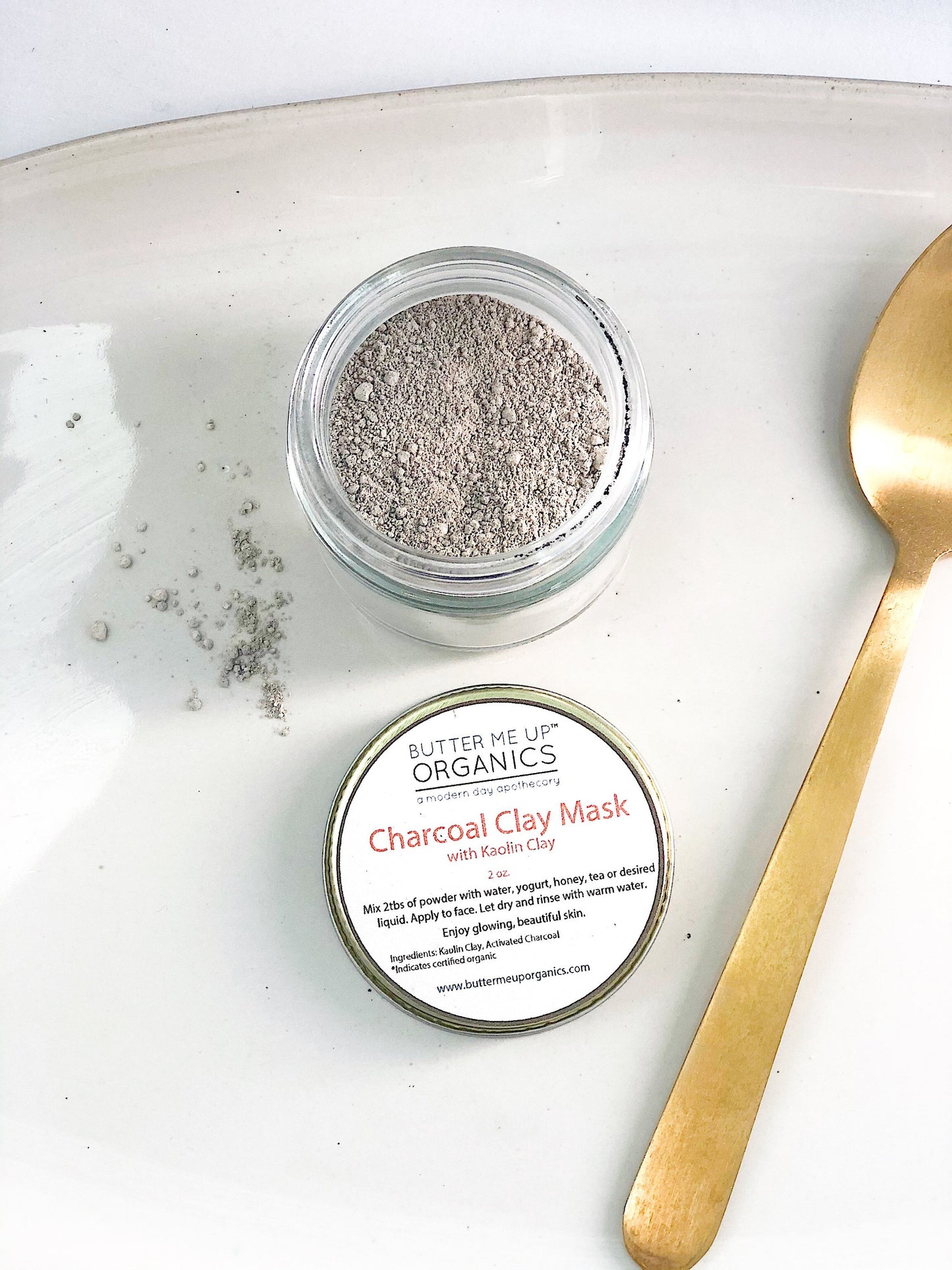 Organic Charcoal Clay Mask