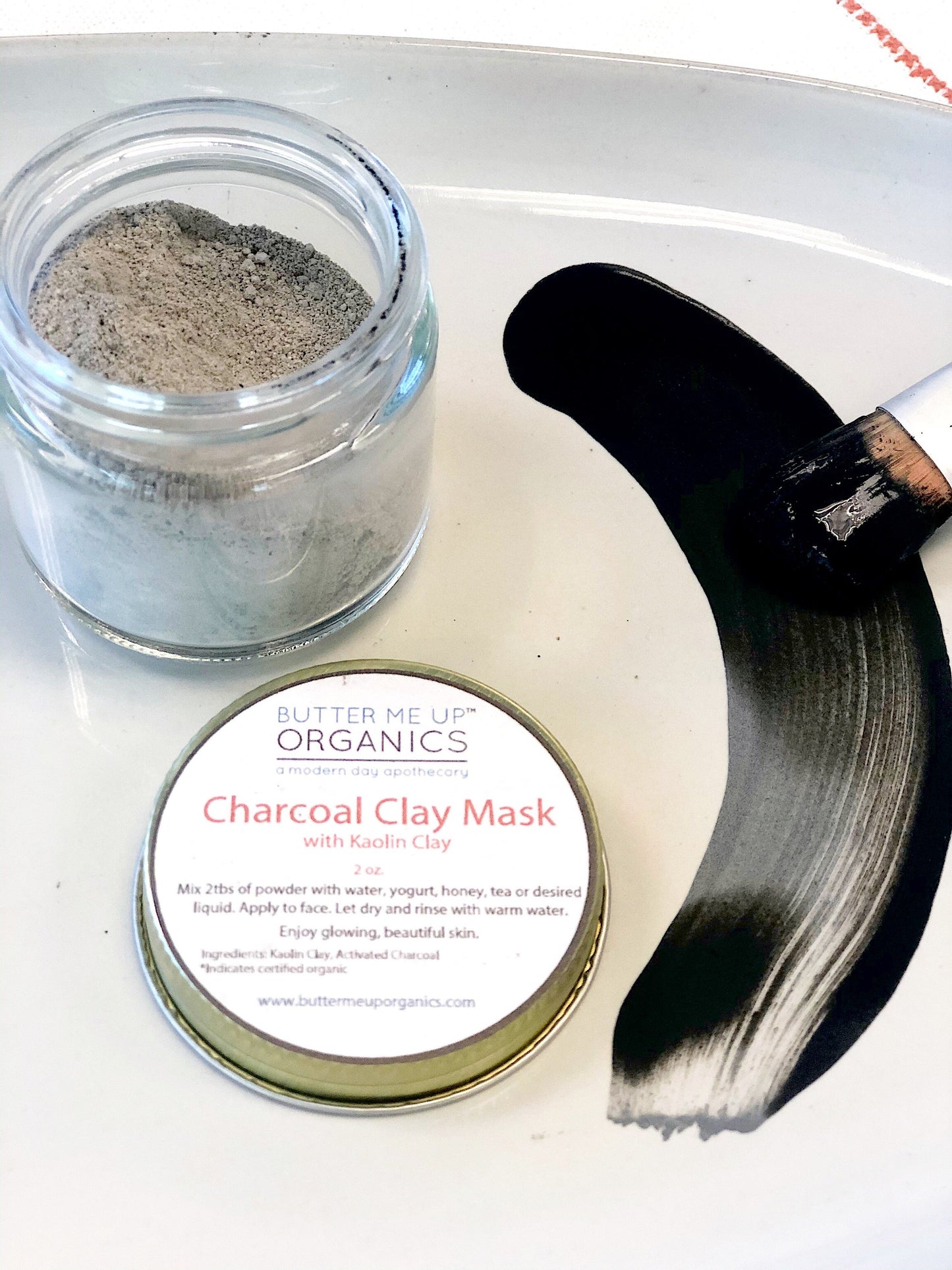 Organic Charcoal Clay Mask