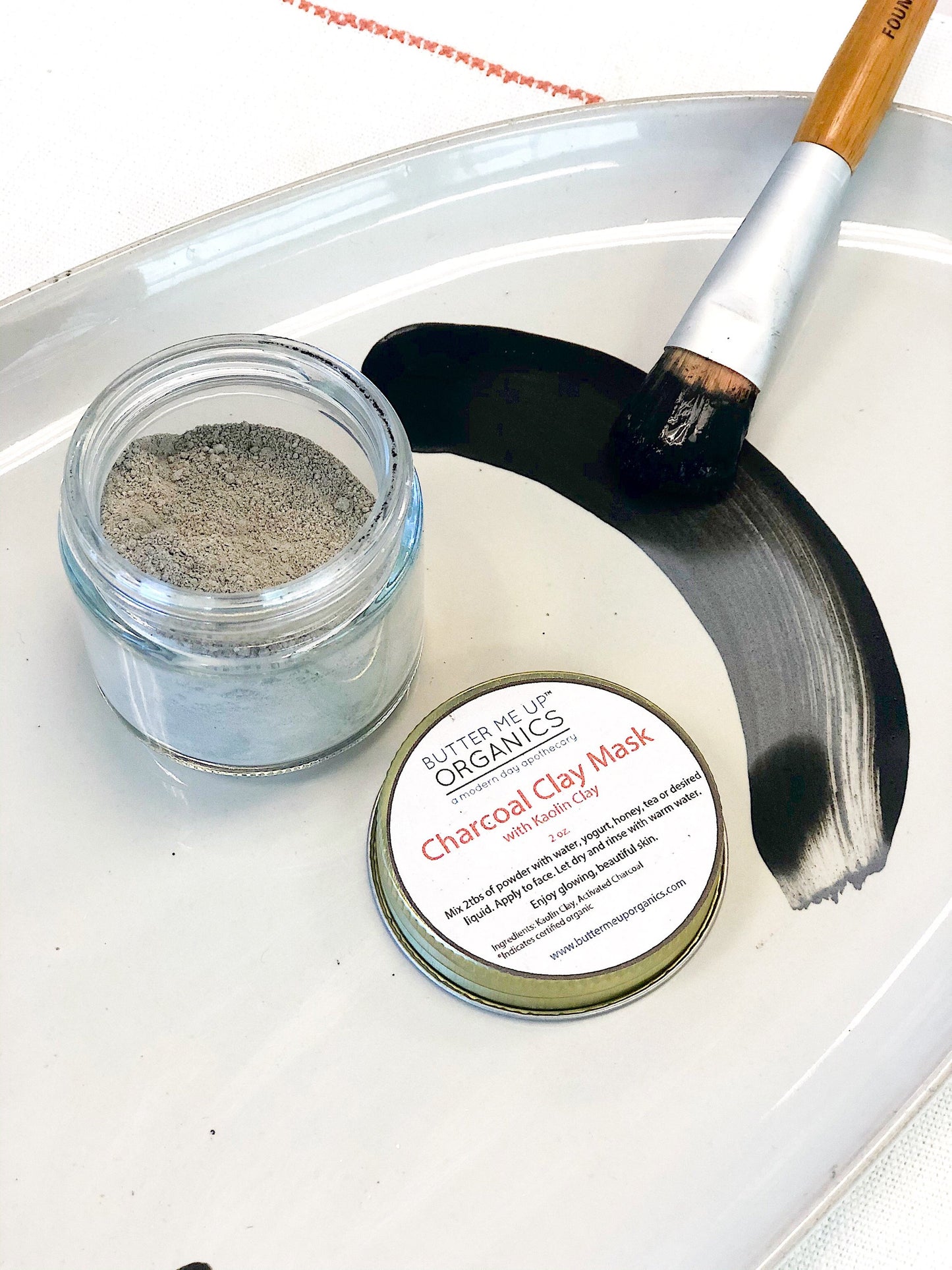 Organic Charcoal Clay Mask