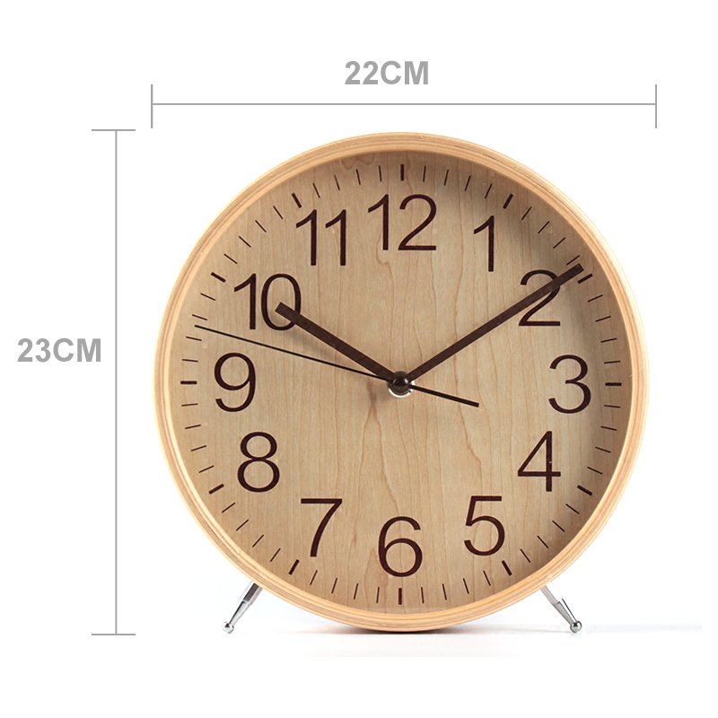 Minimalist style Wood Clock