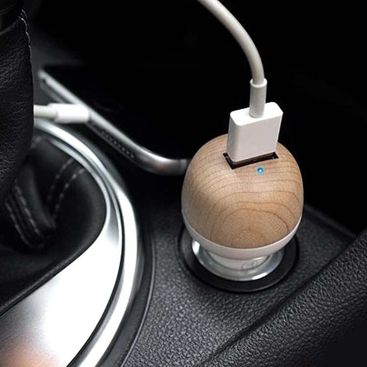 Wooden Car Charger