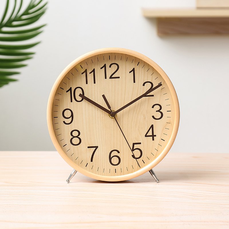 Minimalist style Wood Clock