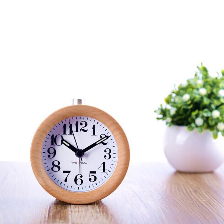 Wooden LED Alarm Clock