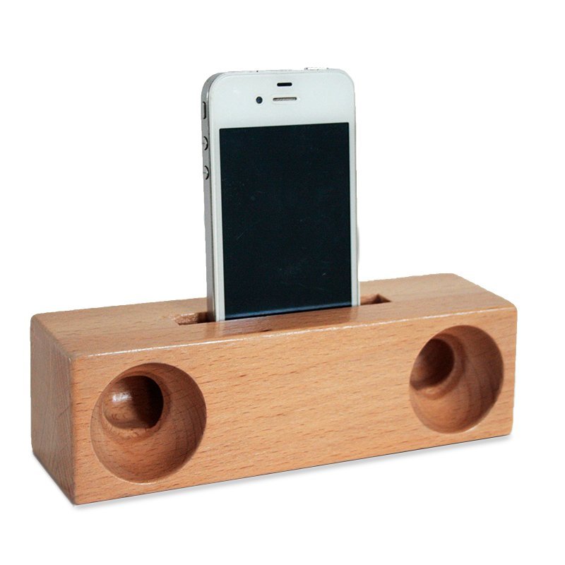 Wooden Mobile Phone Holder/Amplifier