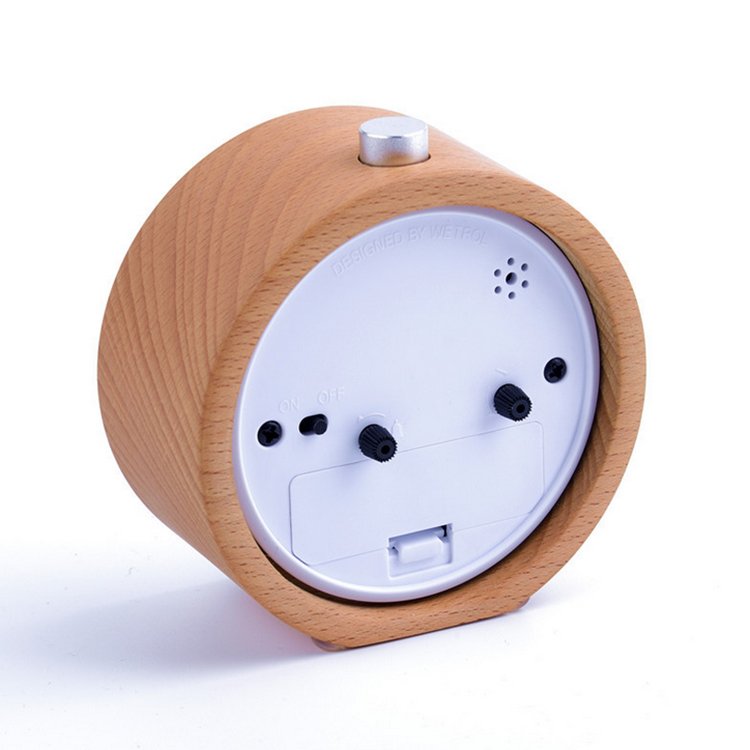 Wooden LED Alarm Clock